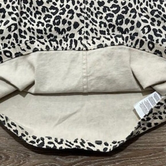 NEW‎ Leopard Animal Print Overall Dress Beige And Brown Girl’s Sz 9-10 NWT - Picture 7 of 14